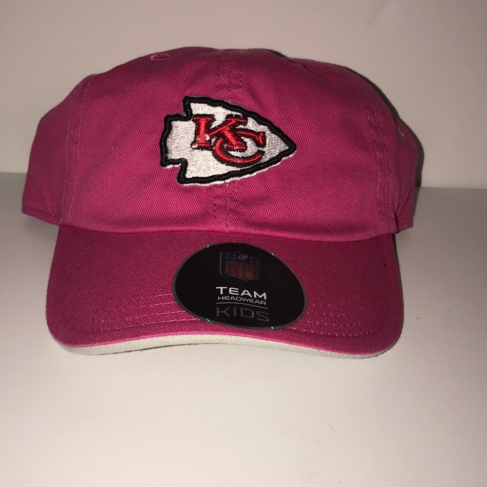 Toddler Kansas City Chiefs Pink Slouch Hat NWT